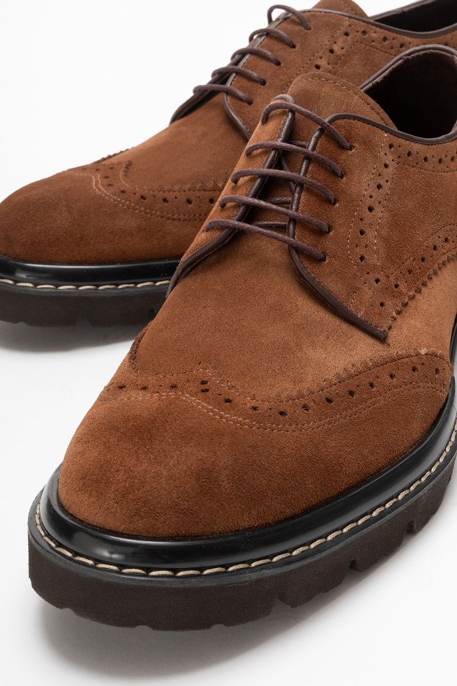 Erkek Deri Ayakkabı TABA SUET GLR8787 resmi