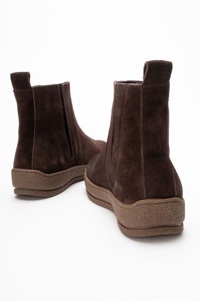 erkek-deri-bilekte-lastikli-bot-KAHVE SUET-GLR9028-0102945_0