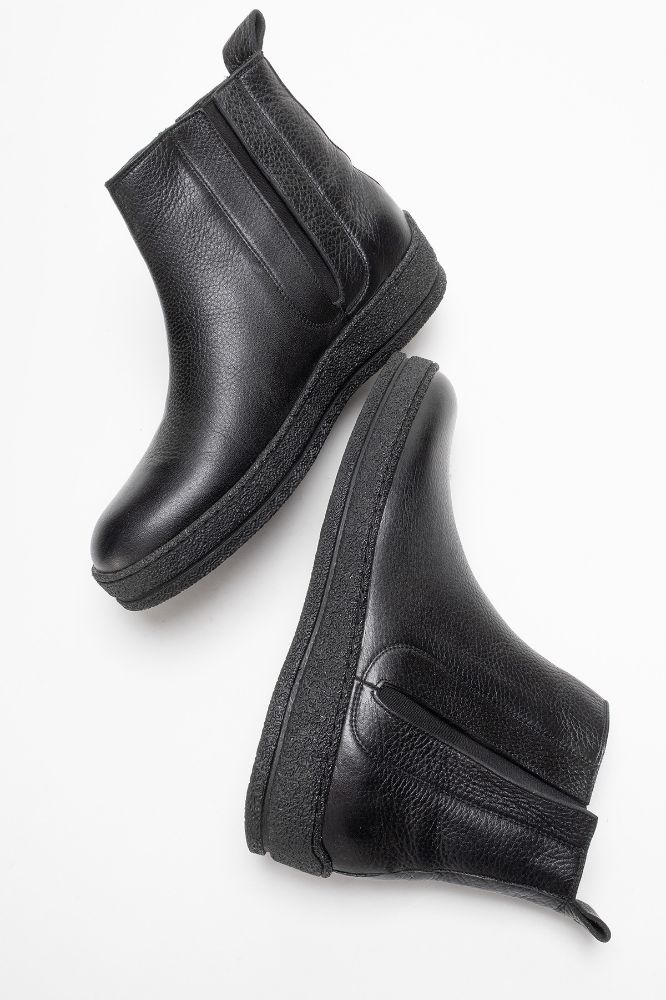 erkek-deri-bilekte-lastikli-bot-SIYAH FLOTER-GLR9028-0102959_0