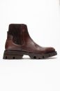 Erkek Deri Lastikli Bot KAHVE GLR9439