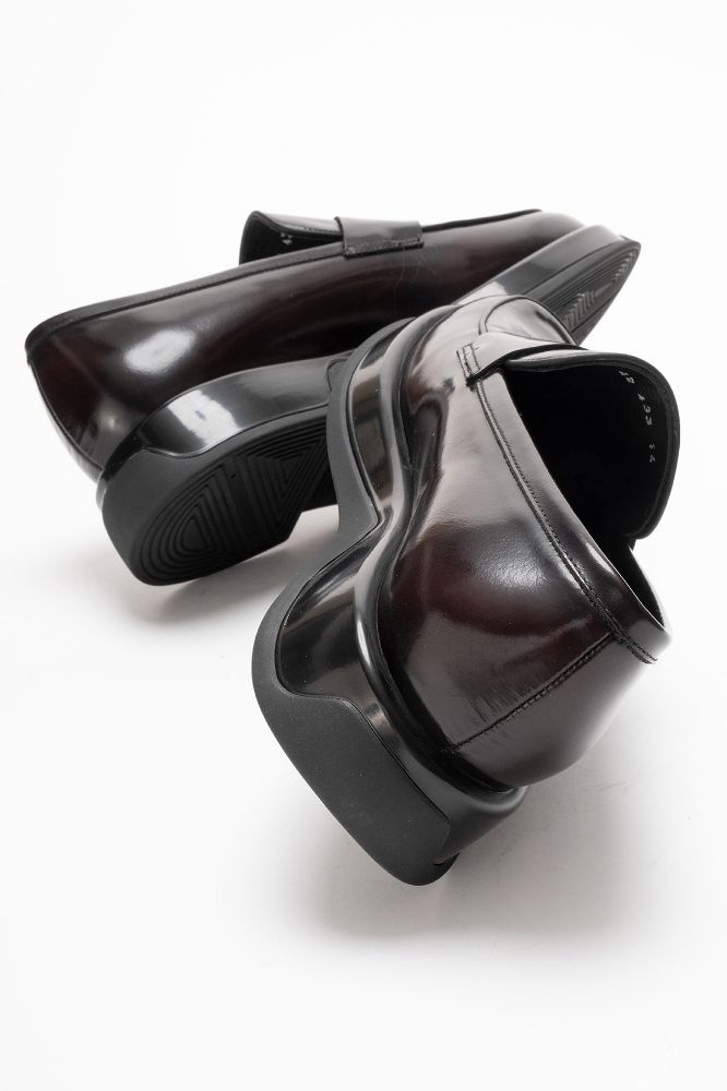 Erkek Deri Loafer Ayakkabı BORDO RUGAN GLR9700 resmi