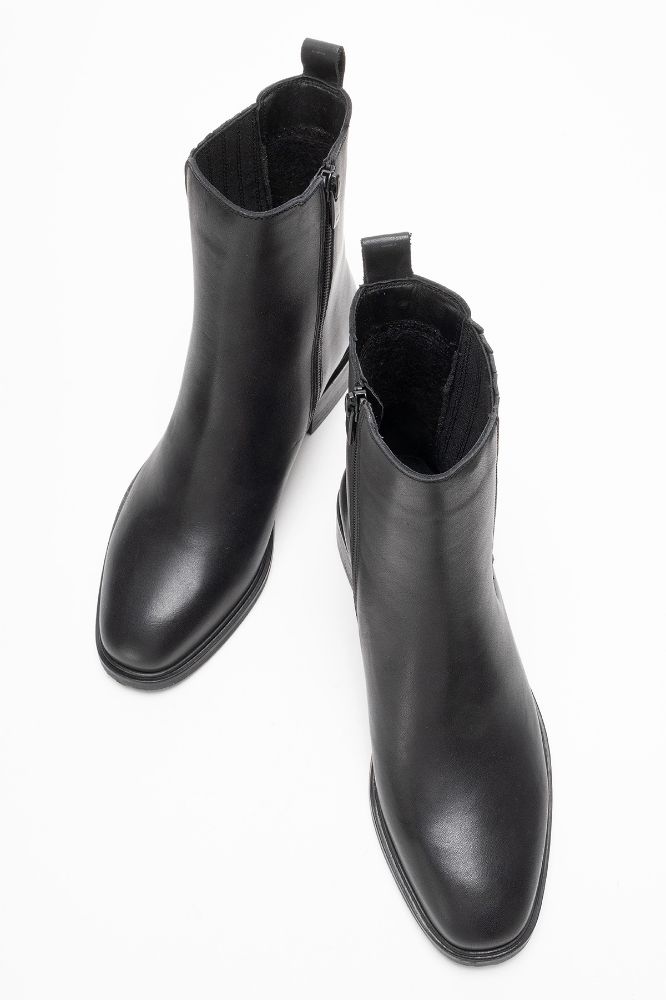 Kadın Deri Bot SIYAH PNC1522 resmi