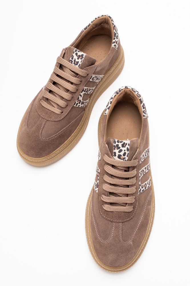 kadin-deri-ayakkabi-VIZON SUET LEOPAR-NHR235-0103105_0