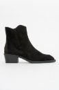 Kadın Deri Topuklu Bot SIYAH NUBUK PNC1336