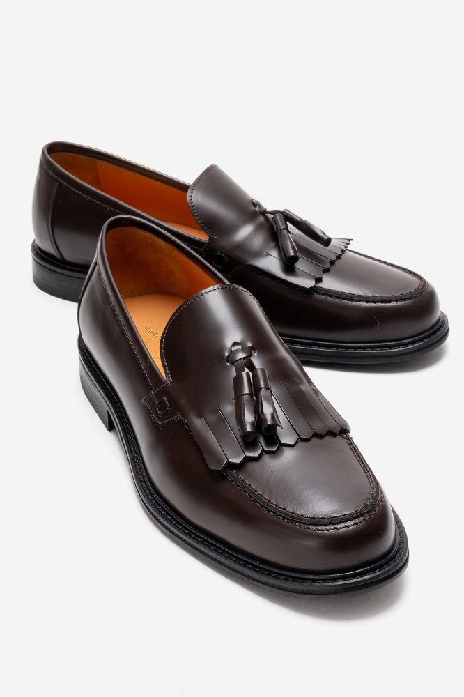 Erkek Deri Püsküllü Ayakkabı KAHVE ACMA GLR9580 resmi