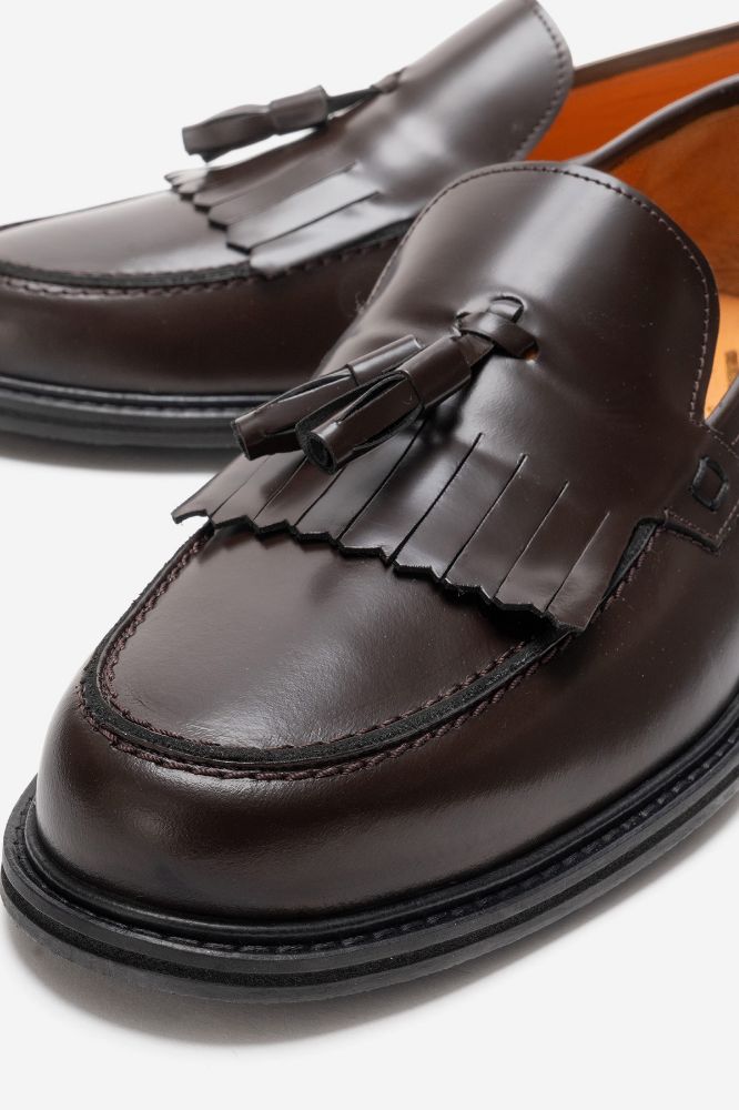 Erkek Deri Püsküllü Ayakkabı KAHVE ACMA GLR9580 resmi