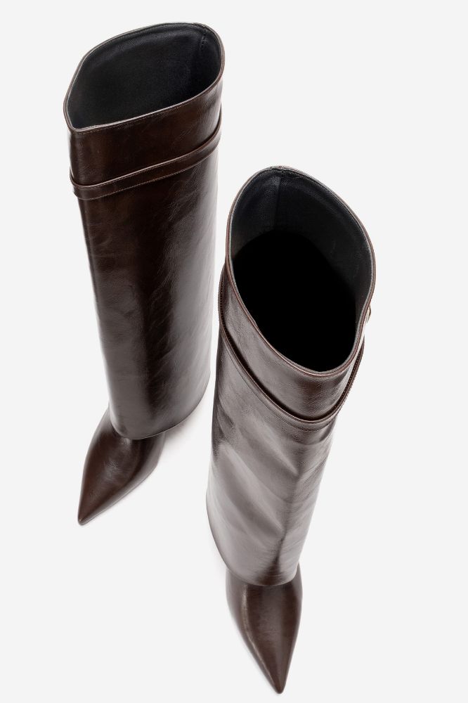 kadin-ince-topuklu-cizme-KAHVE KIRISIK-ERC1150-0103297_0