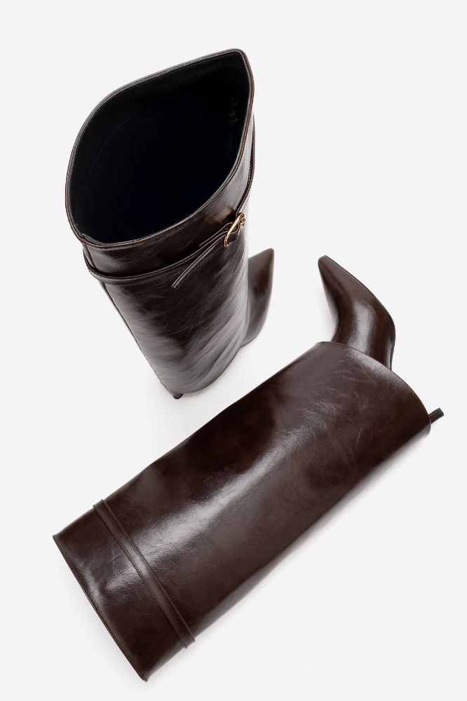 kadin-ince-topuklu-cizme-KAHVE KIRISIK-ERC1150-0103298_0