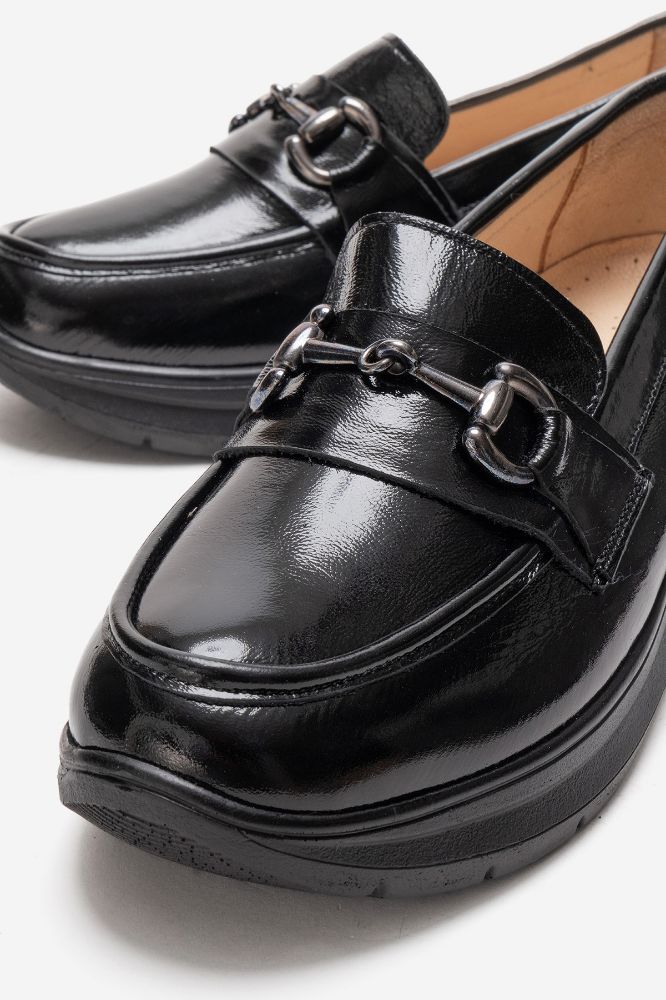 Kadın Deri Ayakkabı SIYAH RUGAN NHR1073 resmi