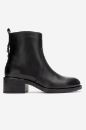 Kadın Deri Topuklu Bot SIYAH PNC1487