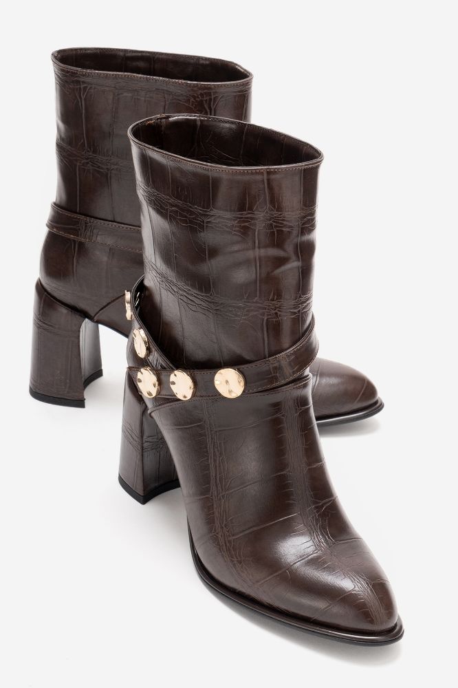 kadin-deri-kalin-topuklu-zimba-detayli-bot-KAHVE DESENLI-REY090-0103590_0