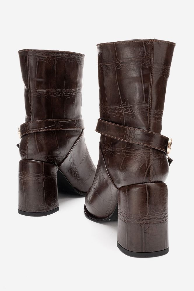 kadin-deri-kalin-topuklu-zimba-detayli-bot-KAHVE DESENLI-REY090-0103592_0