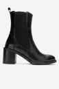 Kadın Deri Kalın Topuklu Bot SIYAH PNC1460