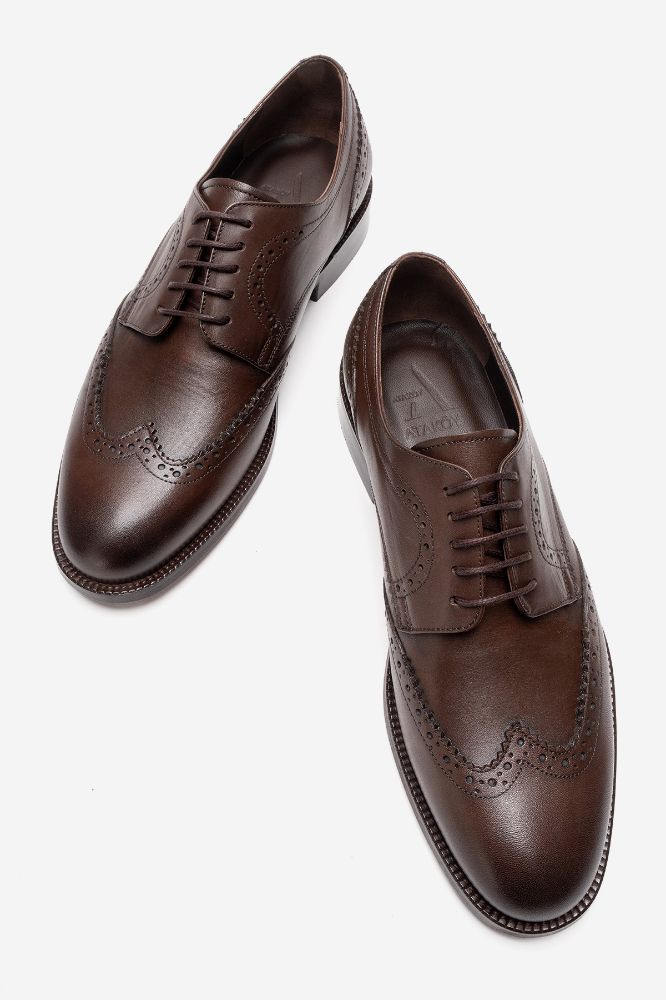 Erkek Deri Mıcrolıght Ayakkabı KAHVE GLR7219 resmi