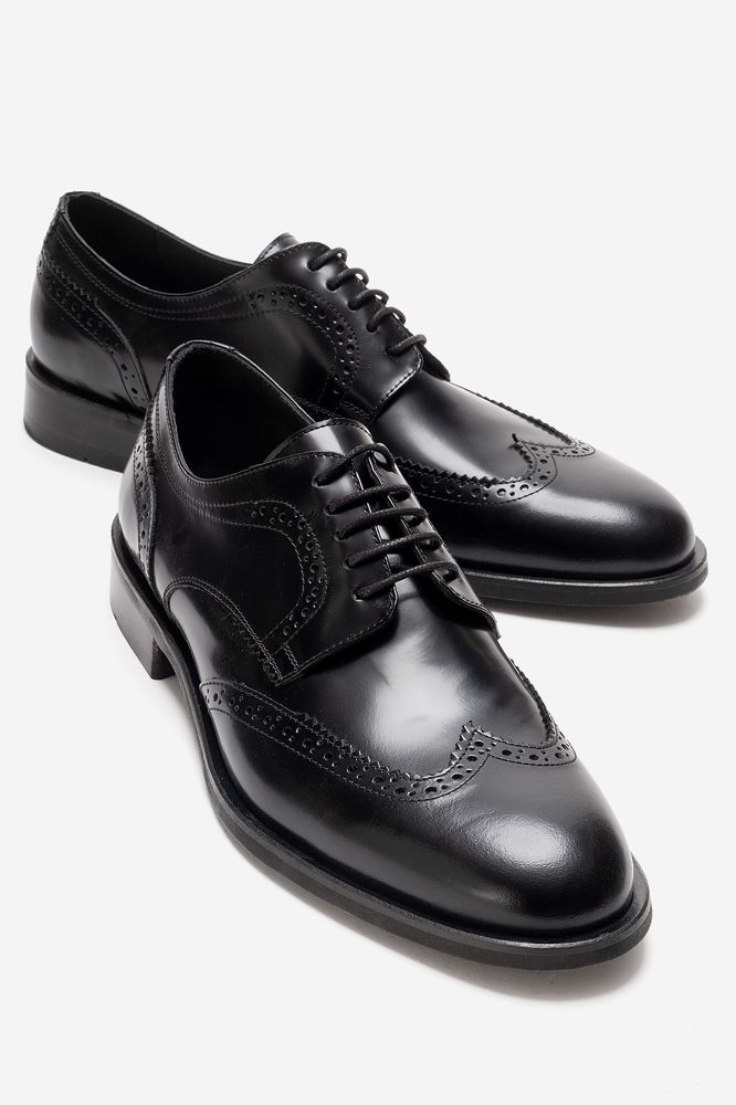 Erkek Deri Mıcrolıght Ayakkabı SIYAH ACMA GLR7219 resmi