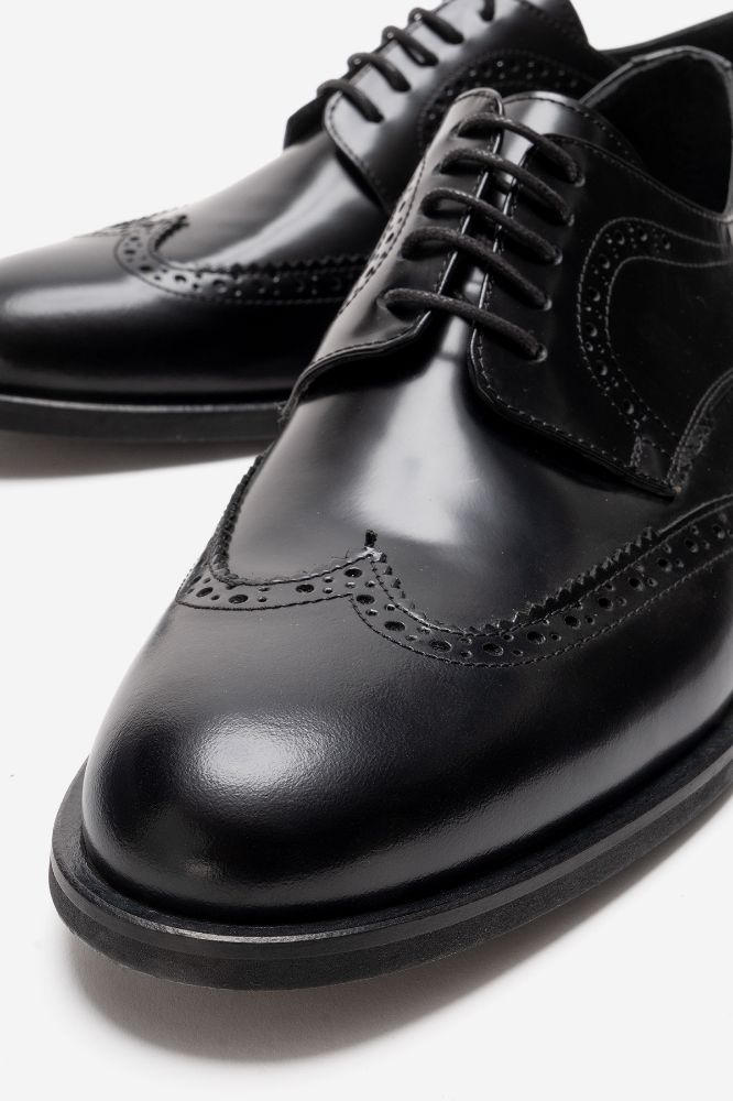 Erkek Deri Mıcrolıght Ayakkabı SIYAH ACMA GLR7219 resmi