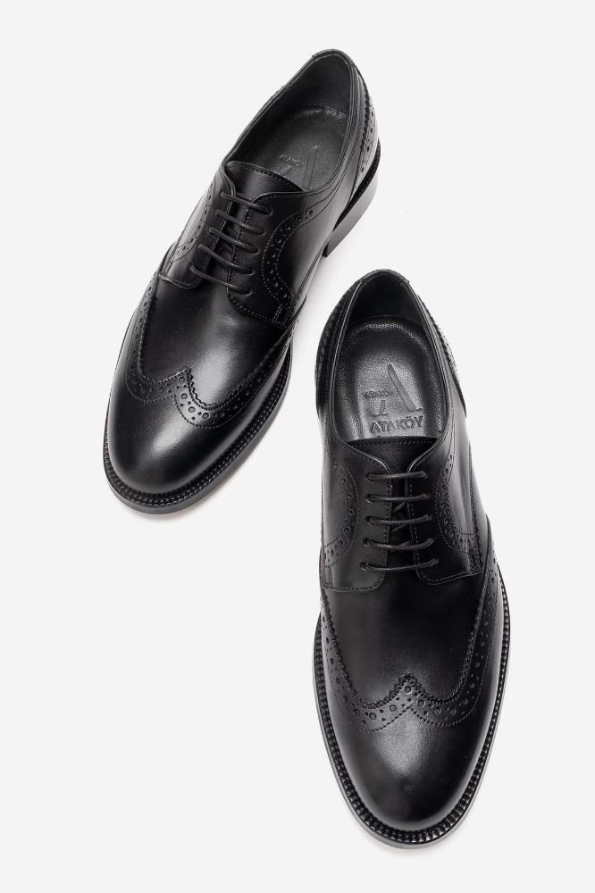 Erkek Deri Mıcrolıght Ayakkabı SIYAH ACMA GLR7219 resmi