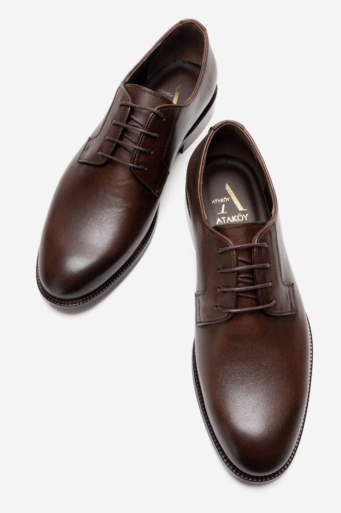 Erkek Deri Mıcrolıgt Ayakkabı KAHVE GLR8477 resmi