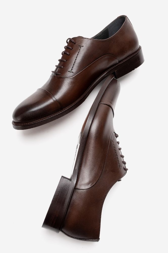 Erkek Deri Microlıght Ayakkabı KAHVE GLR8601 resmi