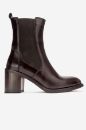 Kadın Deri Kalın Topuklu Bot KAHVE PNC1460