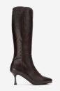 Kadın Deri İnce Topuklu Çizme KAHVE PYZ0403
