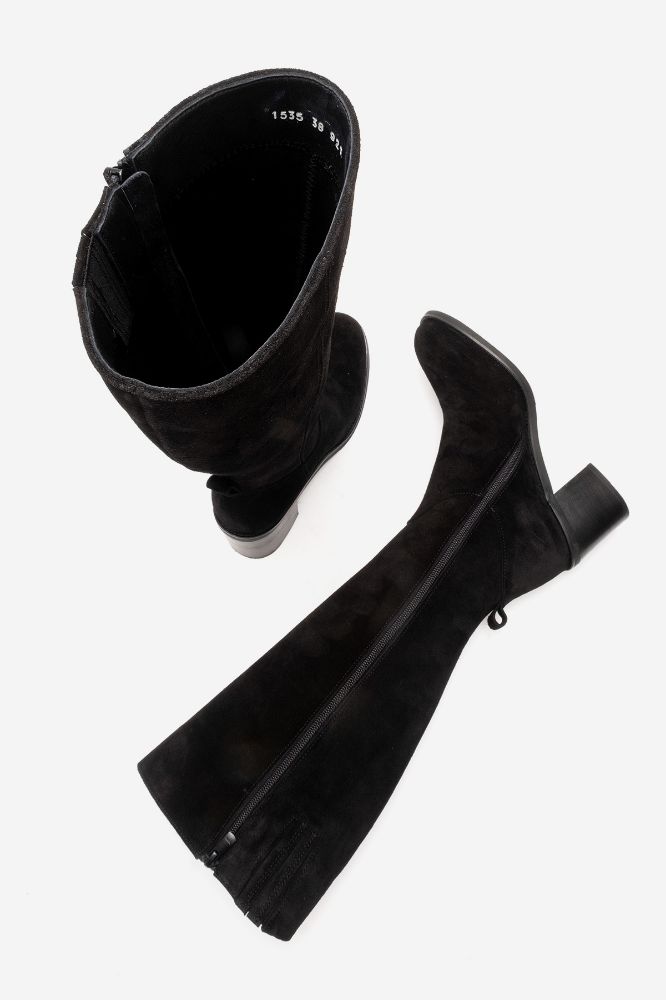 kadin-deri-topuklu-cizme-SIYAH SUET-PNC1535-0103716_0