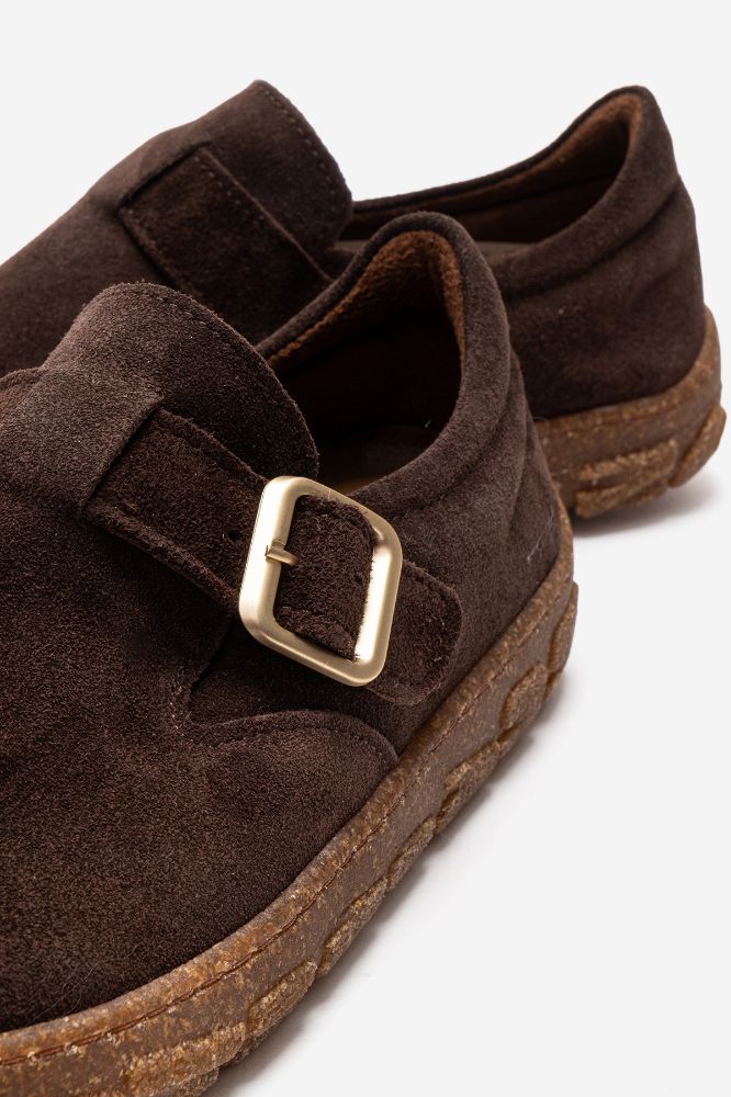 Kadın Deri Ayakkabı KAHVE SUET MAR2611 resmi