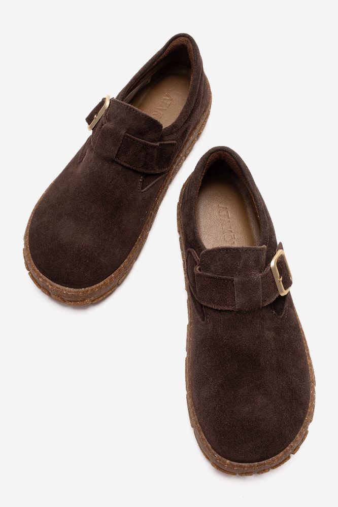 Kadın Deri Ayakkabı KAHVE SUET MAR2611 resmi