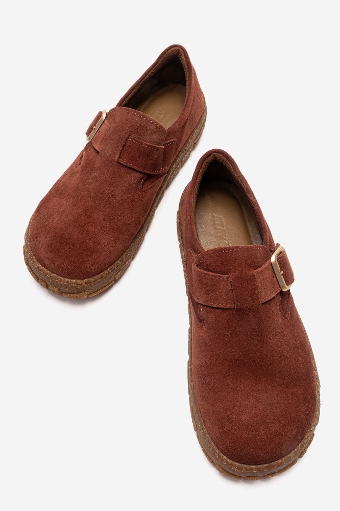 Kadın Deri Ayakkabı KIREMIT SUET MAR2611 resmi