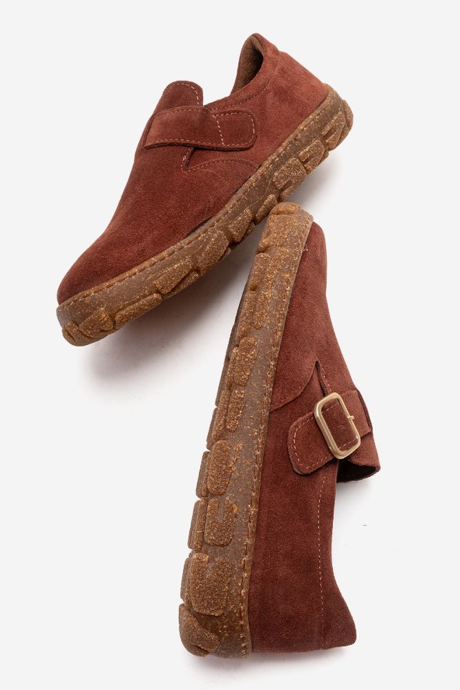 Kadın Deri Ayakkabı KIREMIT SUET MAR2611 resmi