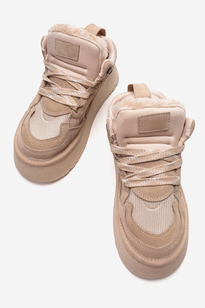 kadin-deri-kalin-taban-ayakkabi-BEJ SUET-MON3025-0103773_0