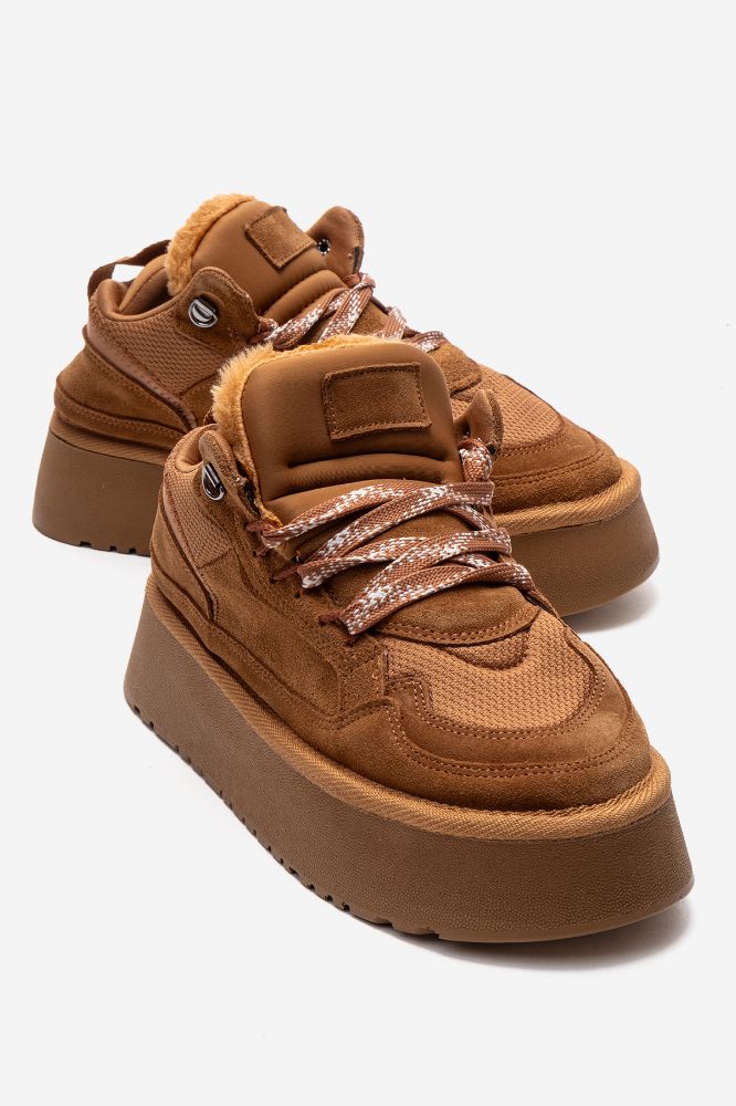 kadin-deri-kalin-taban-ayakkabi-TABA SUET-MON3025-0103776_0