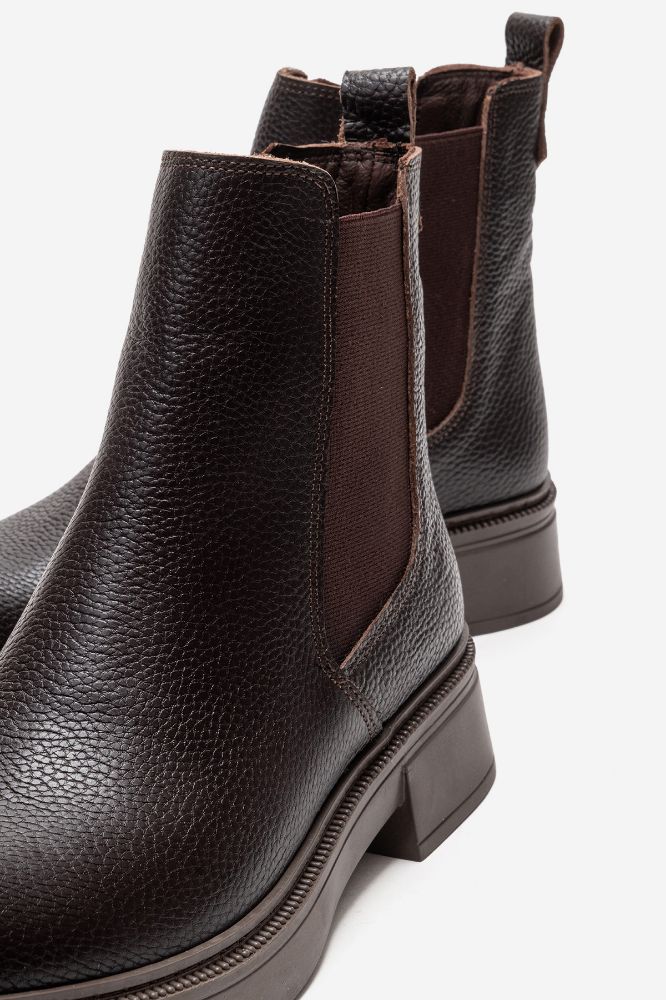 Kadın Deri Bot KAHVE FLOTER PYZ607 resmi