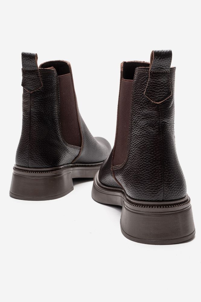 Kadın Deri Bot KAHVE FLOTER PYZ607 resmi