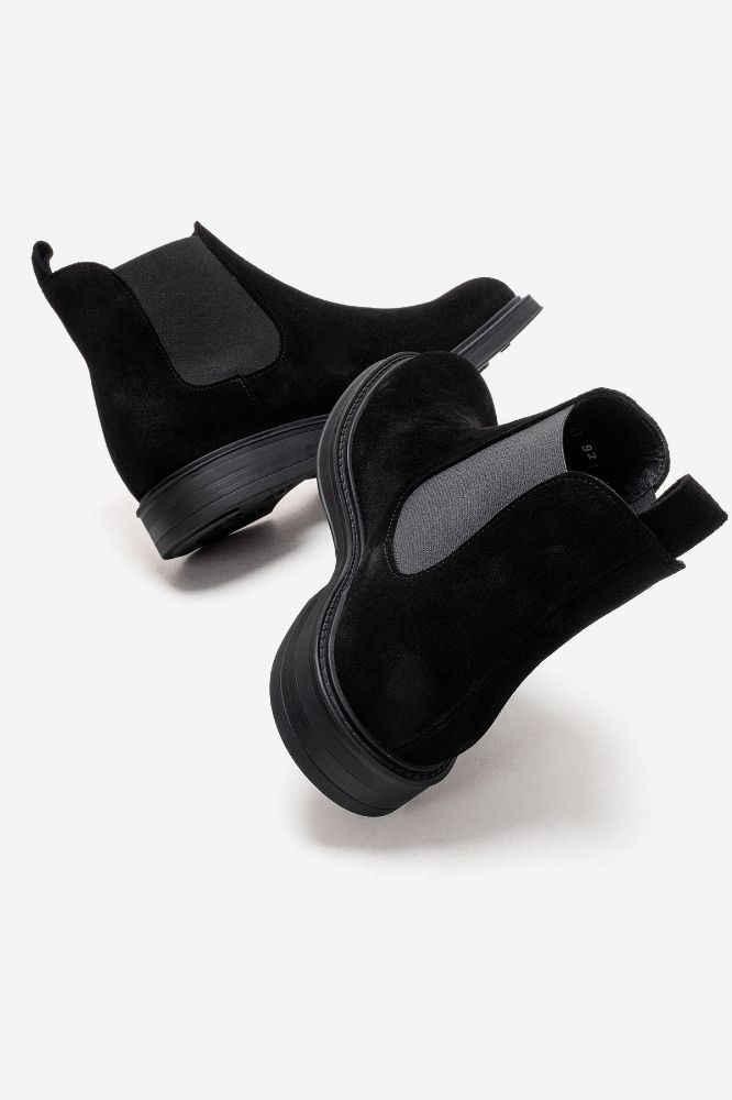 erkek-deri-lastikli-bot-SIYAH SUET-GLR9723-0103965_0
